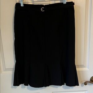 Heart Soul Black Pencil Skirt with Belt